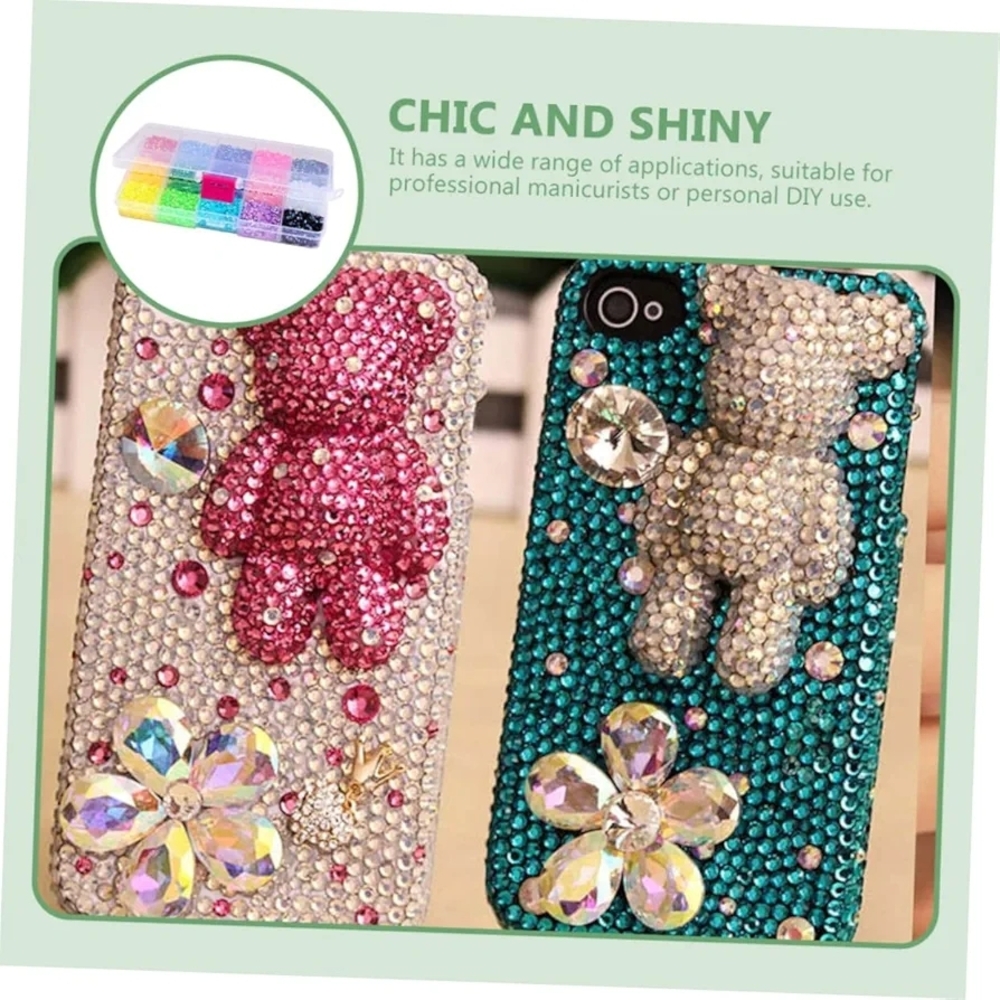 Colorful DIY Rhinestone Nail Art Set - Picture 8 of 9